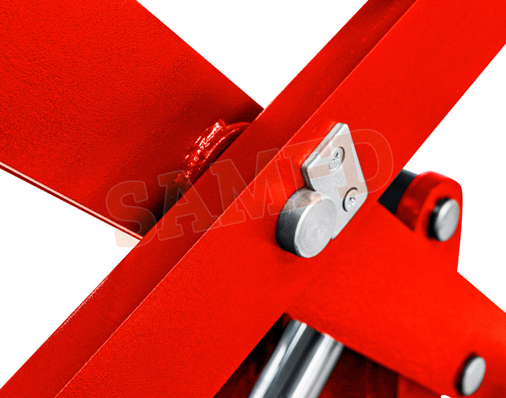 SCISSOR TYPE THICKENED SUPPORT ARM